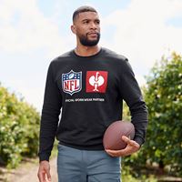 Vue 3, NFL Sweatshirt cotton, noir