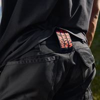 View 3, FCB Work Trousers, black/straussred