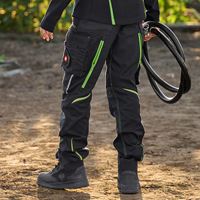 Vue 3, Pantalon pour femmes e.s.​motion 2020, noir/vert d'eau