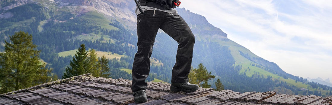 Damin Herren Zunfthose ohne Schlag