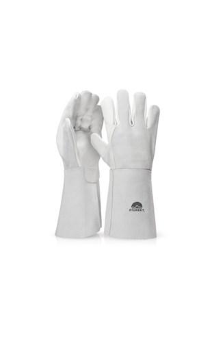 Beste Rindleder Schweißerhandschuhe Arbeitshandschuhe mit gedoppelter Innenhand Beste Rindleder Schweißerhandschuhe Arbeitshandschuhe mit gedoppelter Innenhand