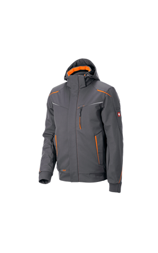 Winter softshell jacket e.s.motion 2020, men's anthracite