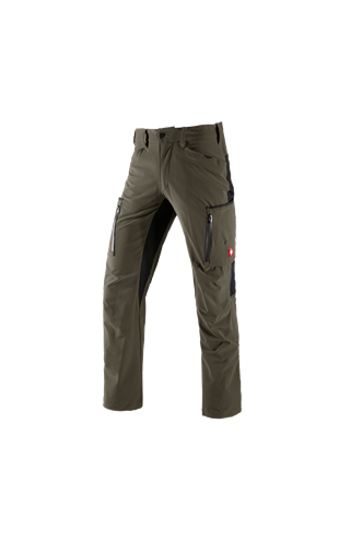 Cargohose Herren – Stretch, Buntes Patchwork, Gerade Beine, Freizeit & Streetwear