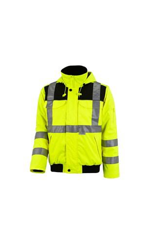 Warnschutz-Pilotenjacke warngelb Strauss