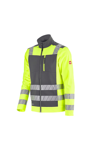 【楽天カード分割】 jacket softshell High-vis e.s.motion anthracite/high 24/7 WorkUtility&SafetyClothing