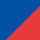 Icône de couleur bleu royal/rouge vif