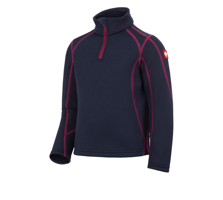 Pull de f thermo stretch e s motion 2020 enfants bleu foncé/magenta
