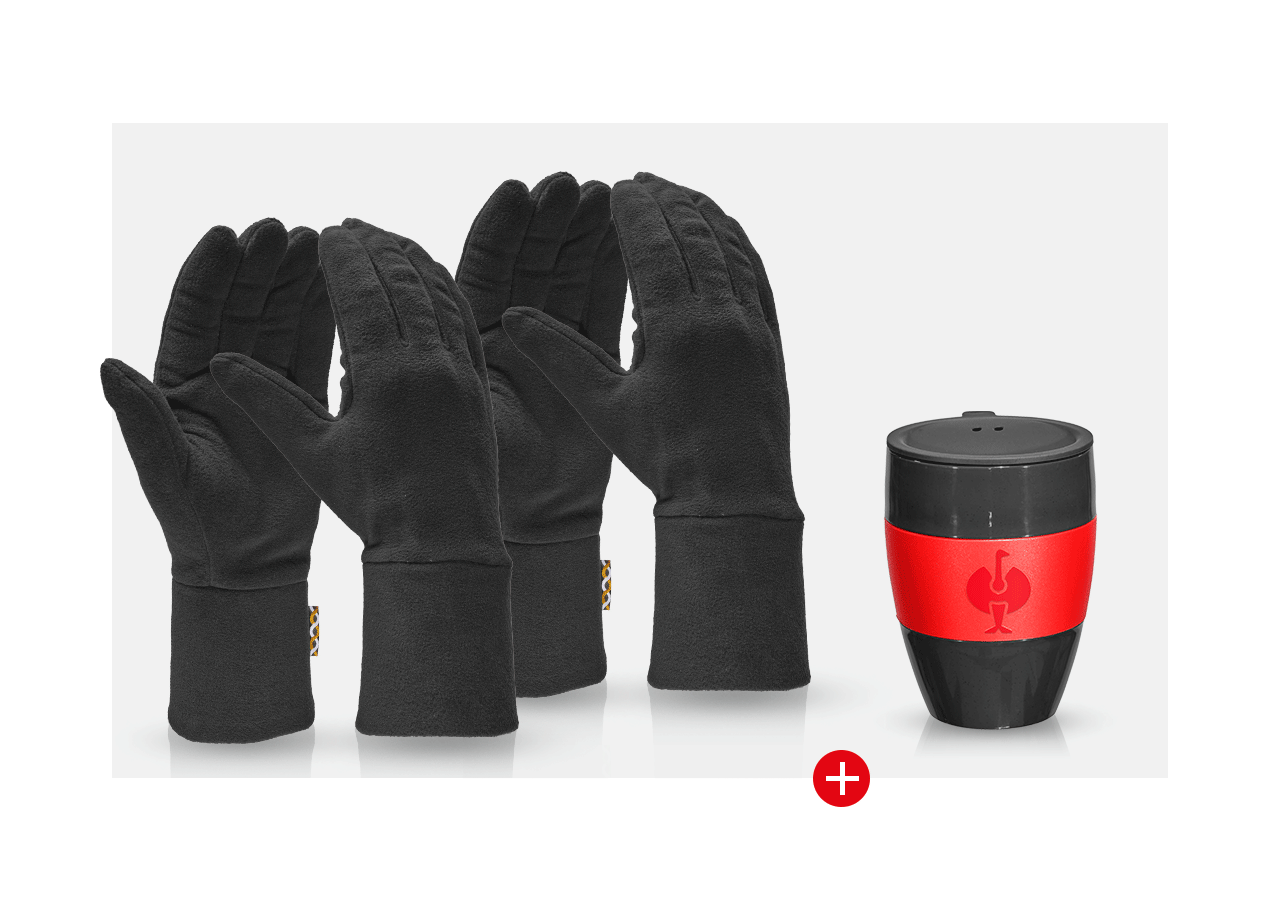 Outils et accessoires: Gants set cadeau II + noir