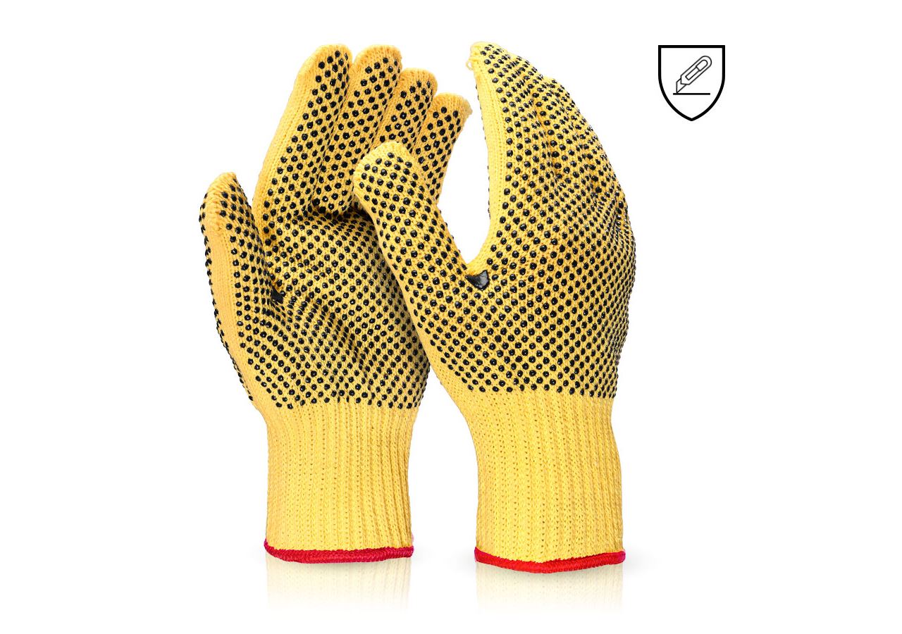 Revêtement: Aramide Gants en tricot en Safe Point