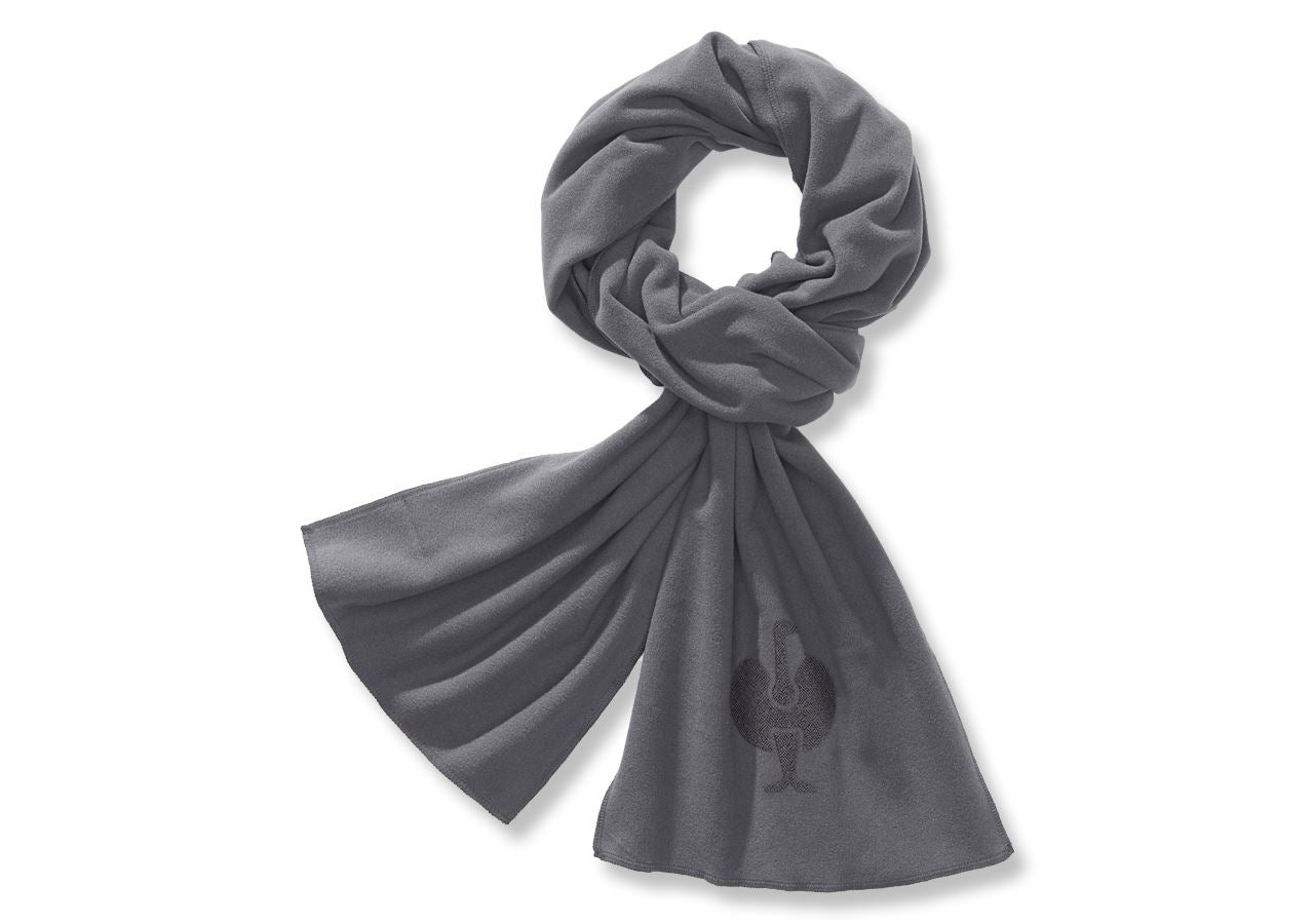 Accessoires: e.s. FIBERTWIN® microfleece Écharpe + graphite