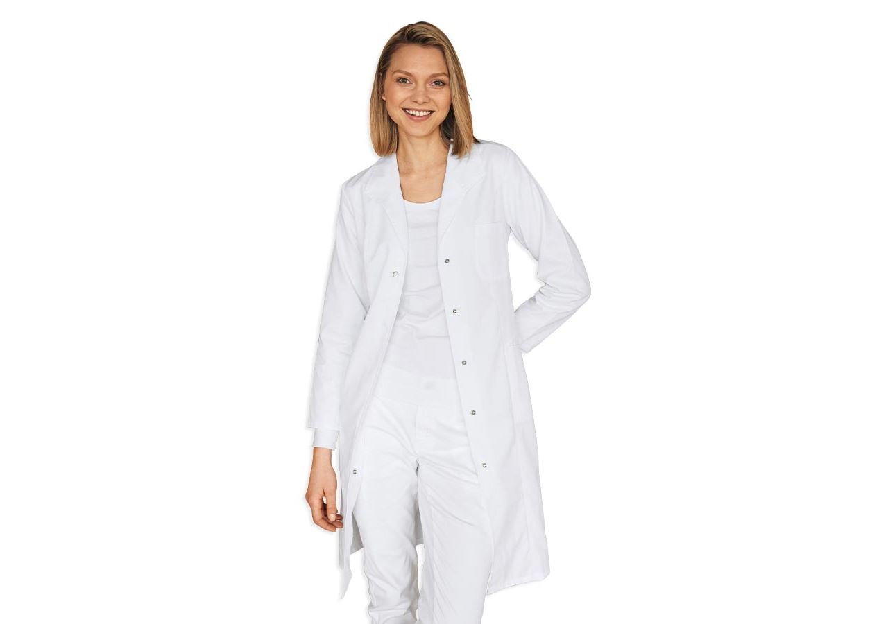 Thèmes: Manteau professionnel Sophie + blanc