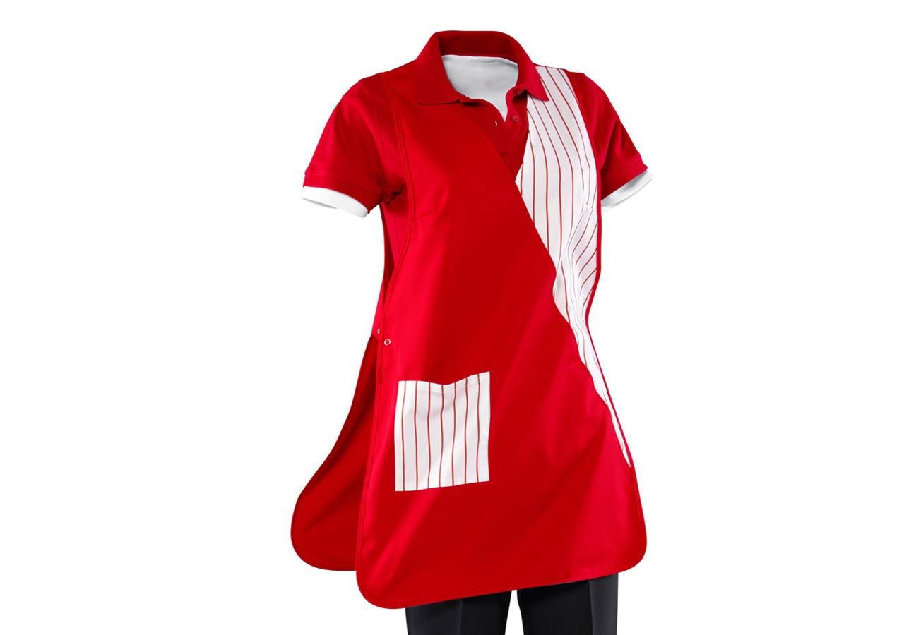 Aprons: Tabard Iris + red/white