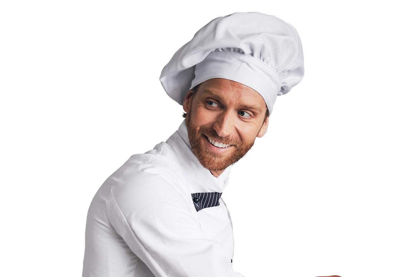 Accessoires: Toque de cuisinier français + blanc