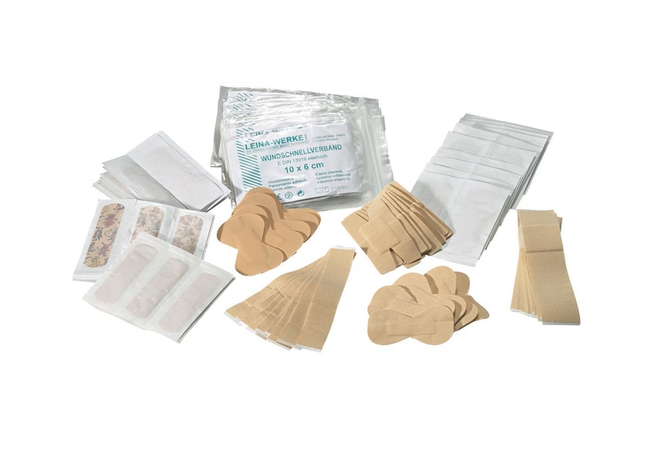 First Aid Supplies: Extra plaster set, 120 pieces