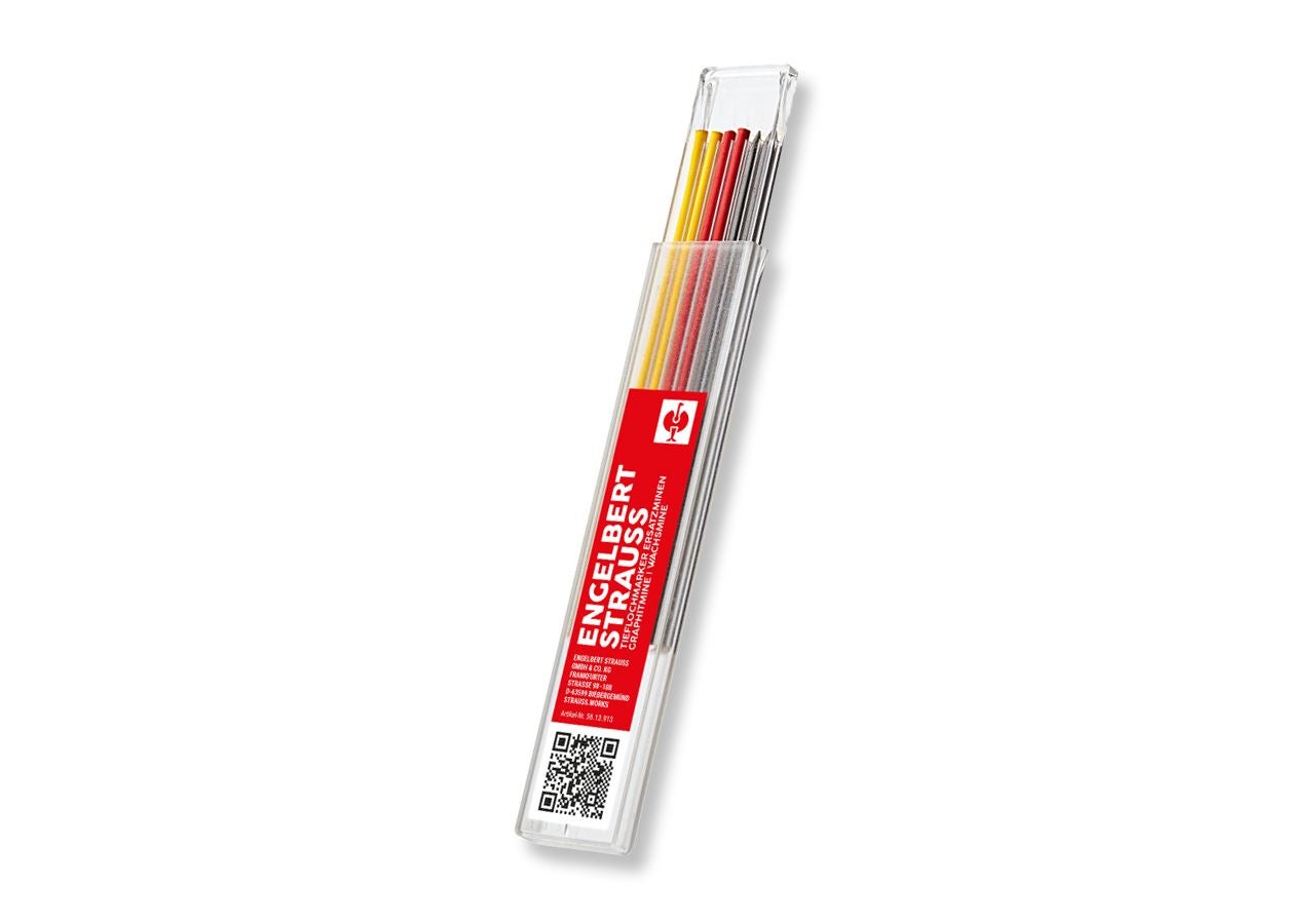 Marking tools: e.s.Deep-hole marker spare refills + assorted colours