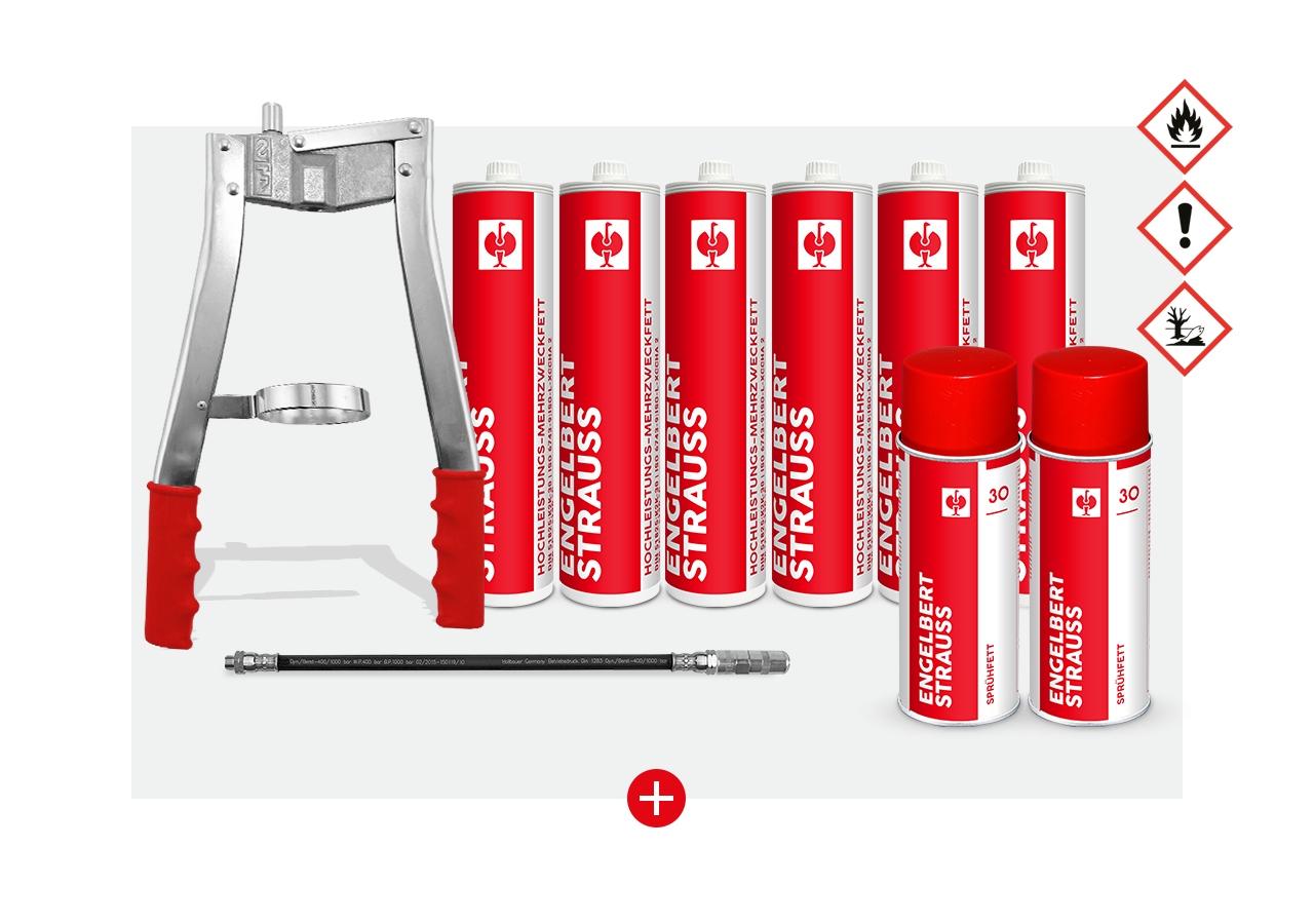 Entretien: Kit pistolet graisseur à deux mains