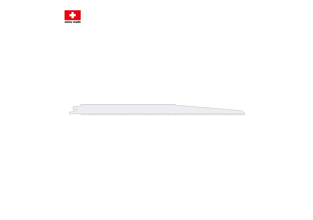 Sawing: Sable saw blades for wood/plastic processing