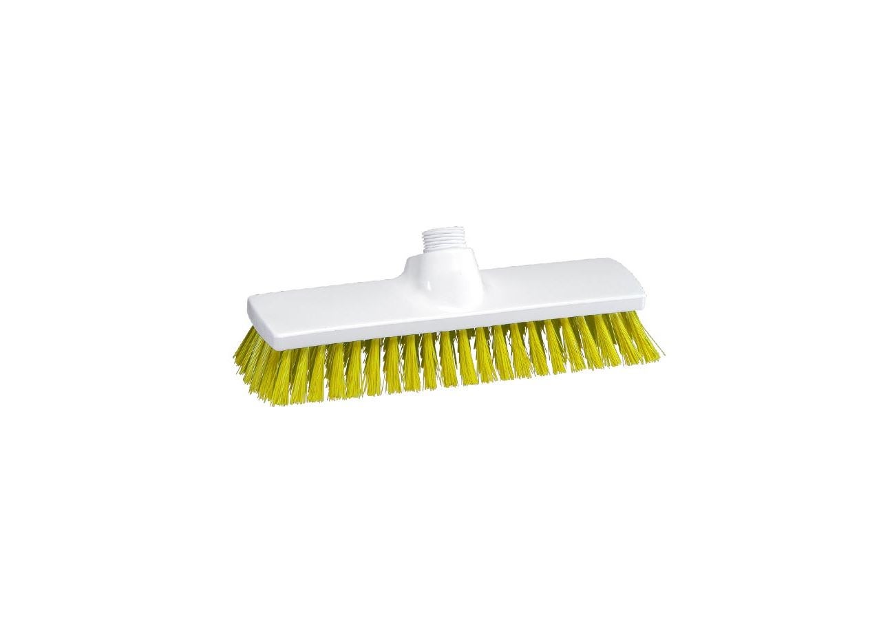 Balais | Brosses | Brosses à récurer: Faubert p. le nettoyage de grandes surfaces, haut + jaune