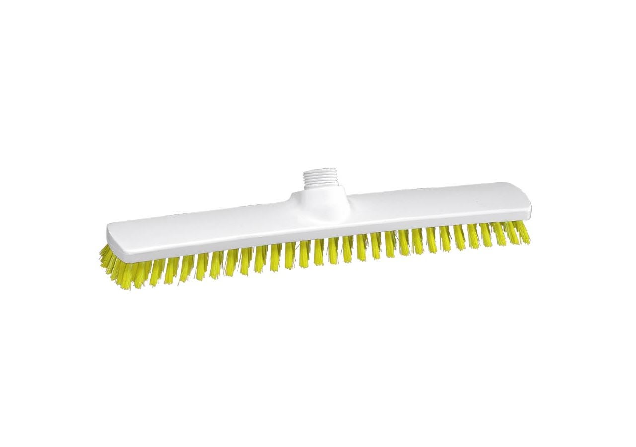 Balais | Brosses | Brosses à récurer: Faubert pour le nettoyage de grandes surfaces, bas + jaune