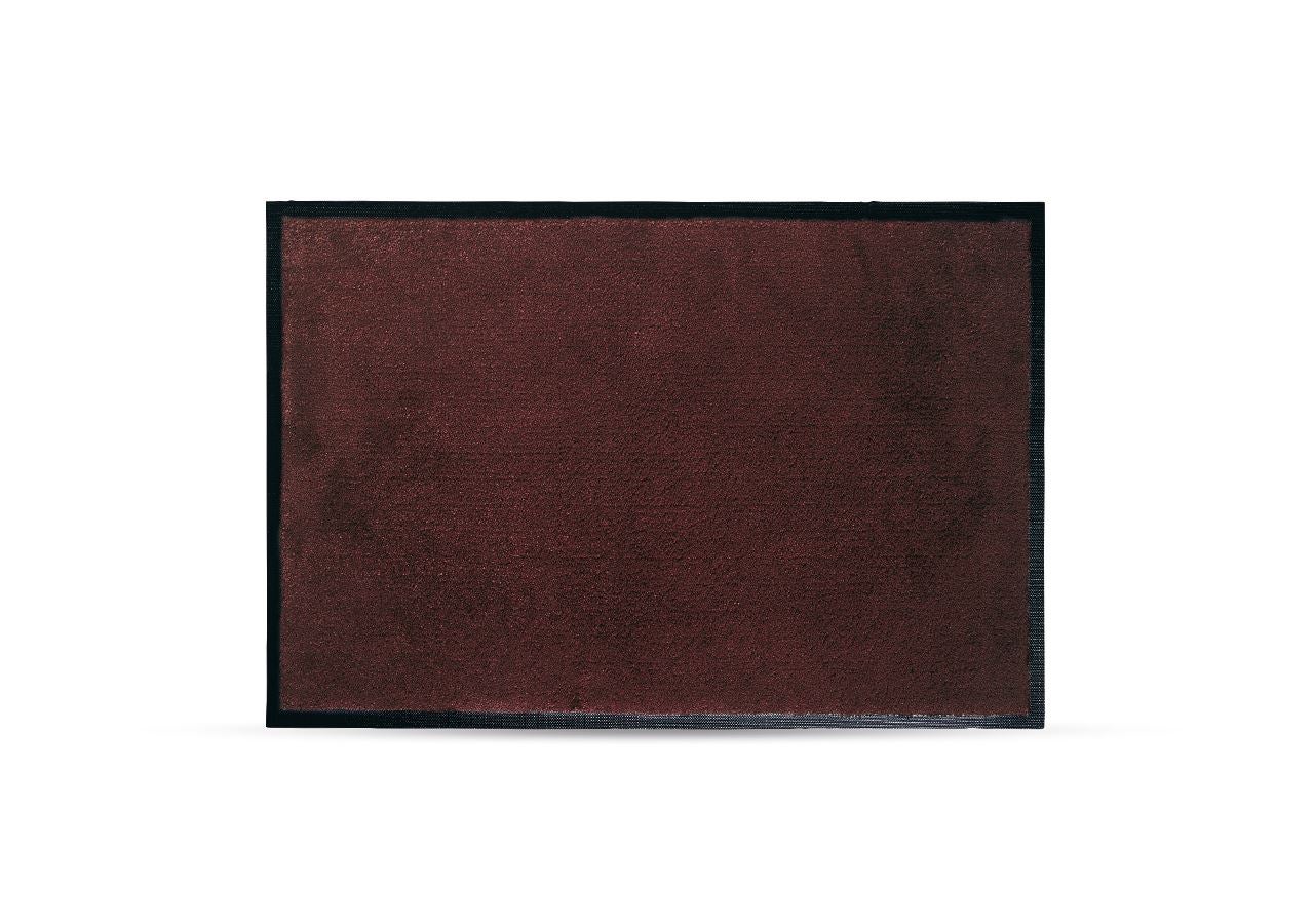 Tapis de sol: Tapis confort avec bord en caoutchouc + acajou