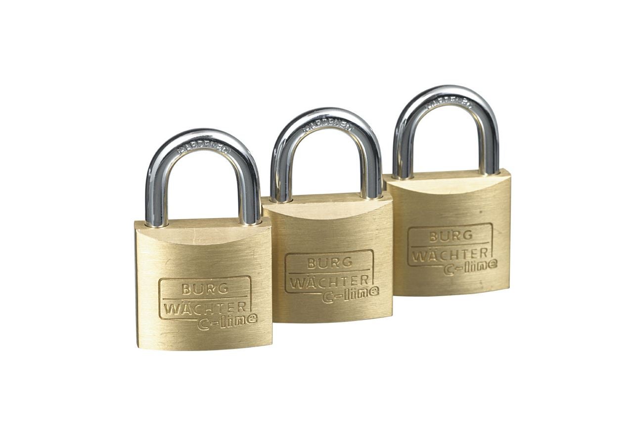 Kleinteile: Vorhängeschloß-Sets 222 C-Line, gleichschließend