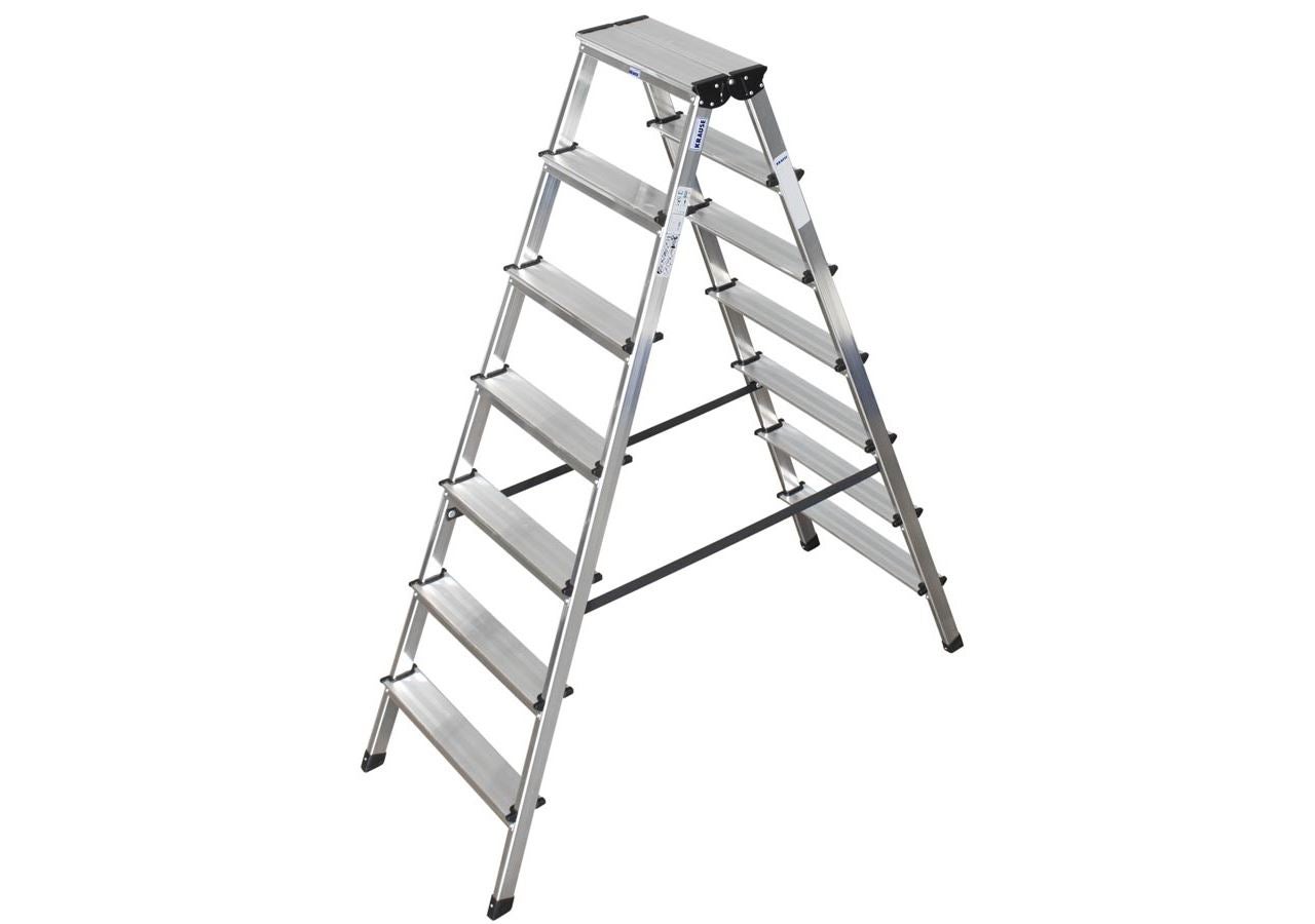 Ladders: KRAUSE aluminium double step ladder