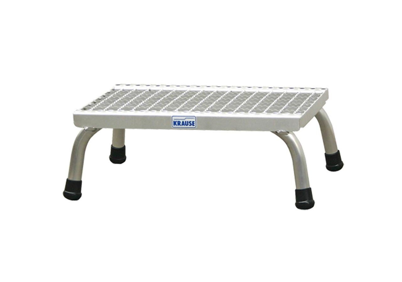 Leitern: KRAUSE Alu-Montagetritt Gitterrost-Stufen