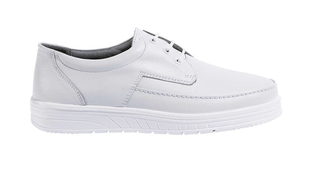 O2: ABEBA O2 Hommes Chaussures à lacets Kai + blanc