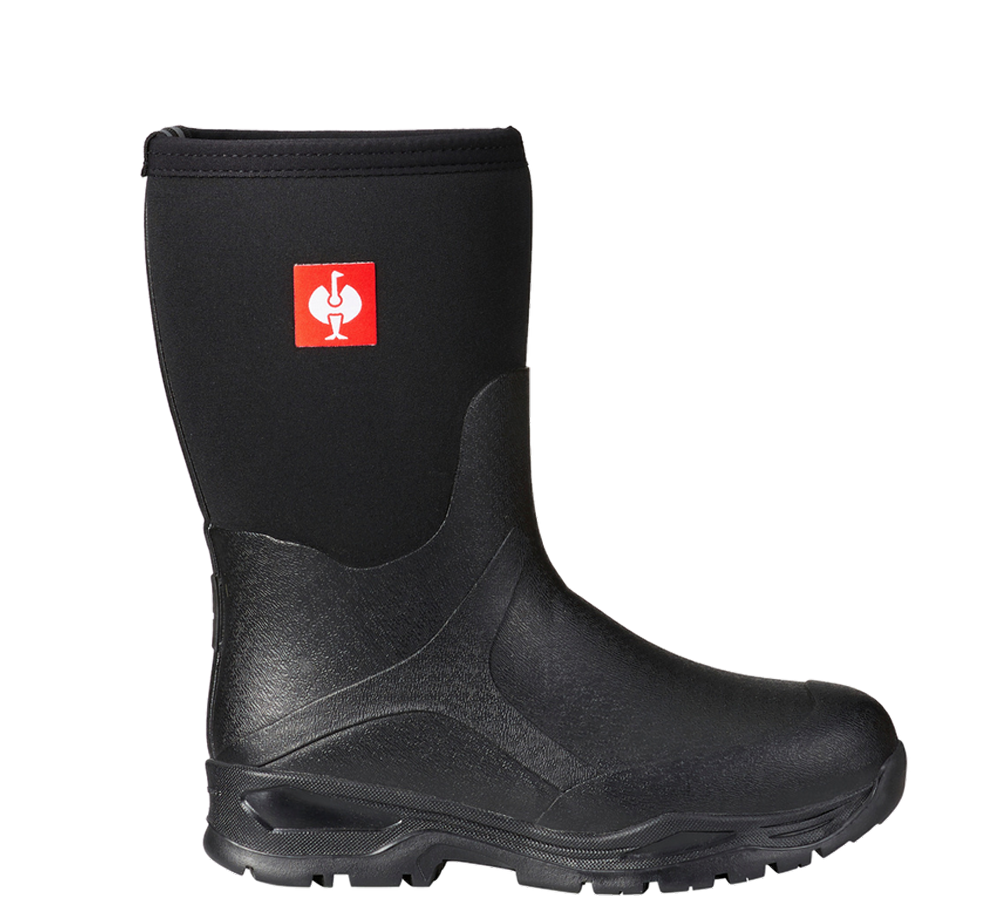 O4: e.s. O4 Neopren Spezialberufsstiefel Fides mid + schwarz