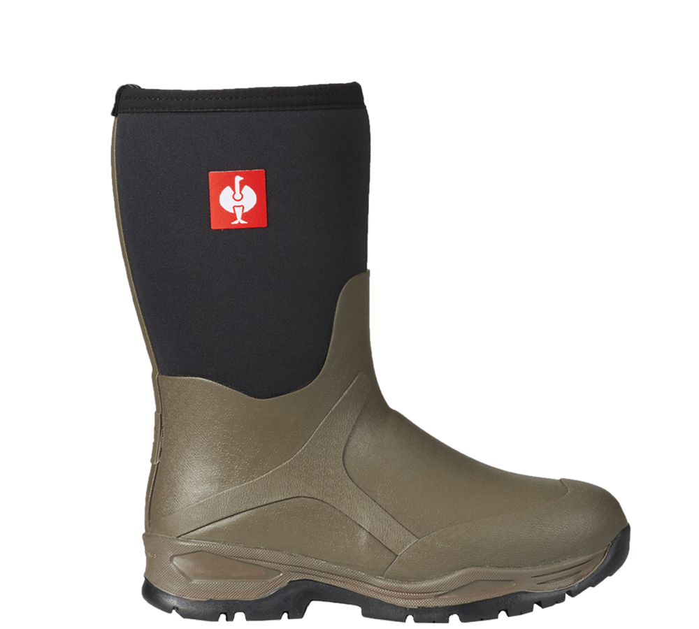 O4: e.s. O4 neoprene special work boots Fides mid + stone/black