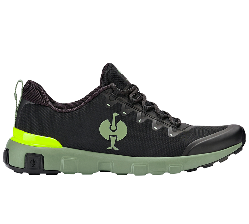 Cuisinier | Restauration | Service: Chaussures Allround e.s. Bani low + noir/vert pâle