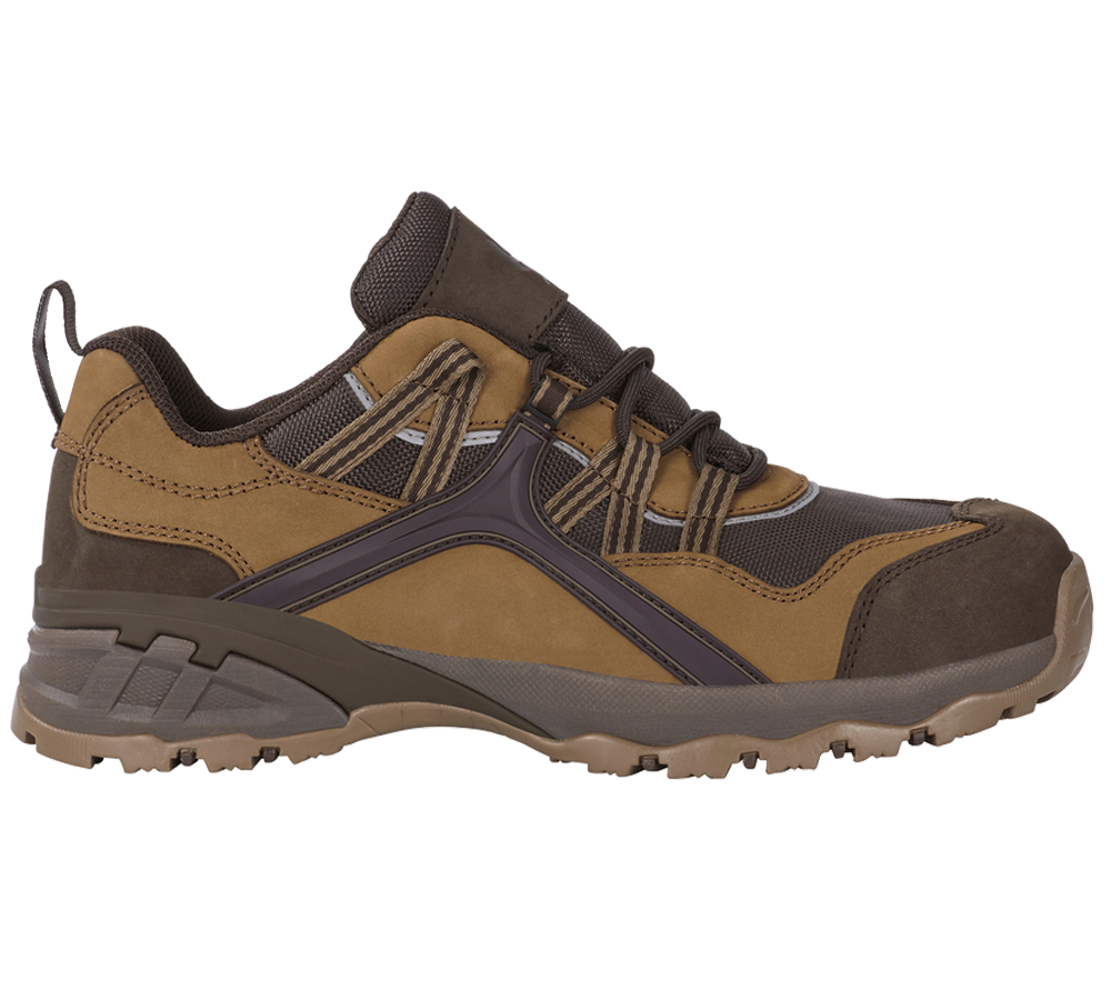 S1: e.s. S1 Safety shoes Pallas low + hazelnut/chestnut