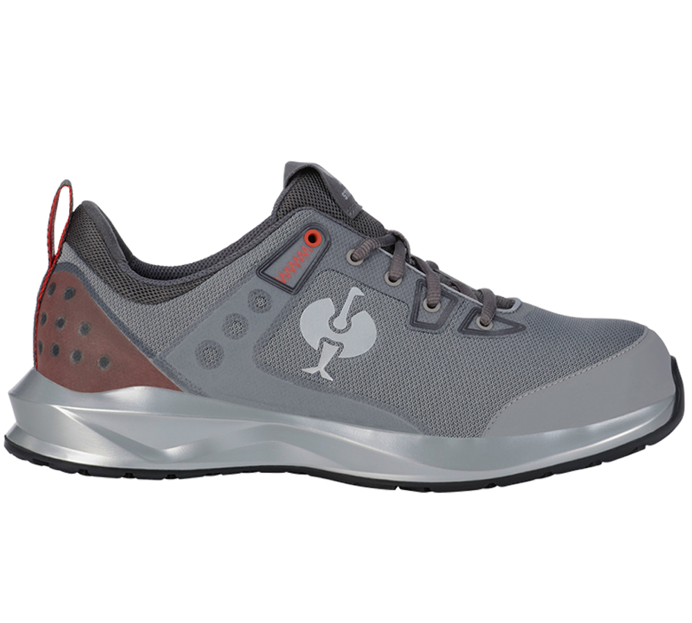S1: S1 Safety shoes e.s. Hades II + platinum/straussred