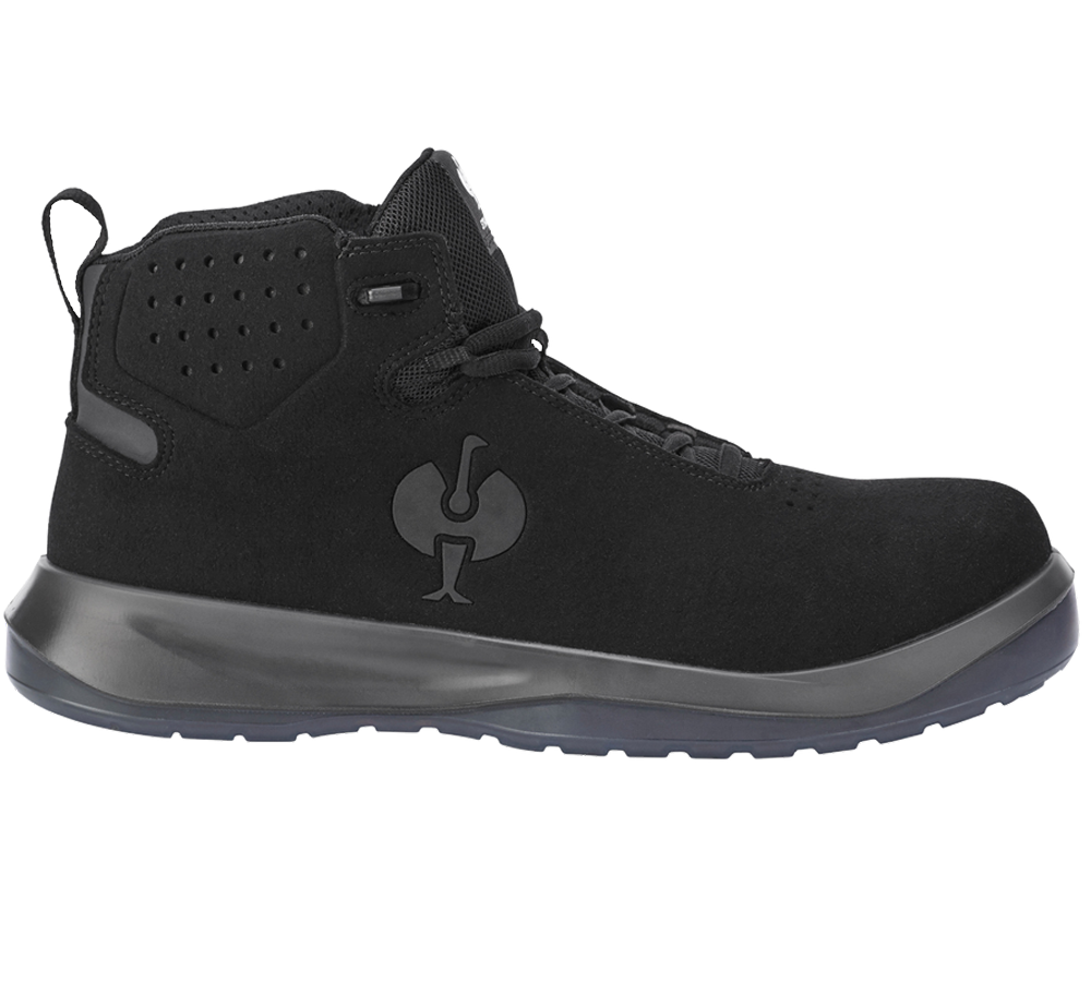 S1P: S1P Safety shoes e.s. Banco mid + black/anthracite