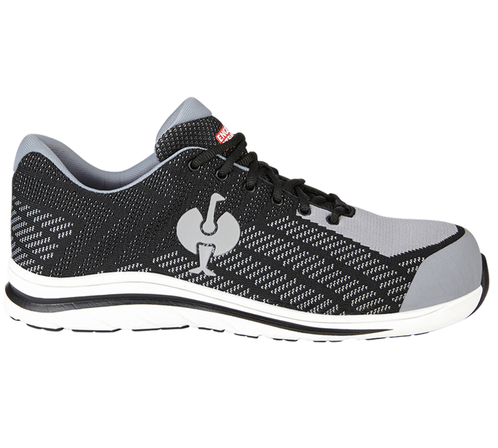 S1: S1 Sicherheitshalbschuhe e.s. Tarvos II + platin/schwarz