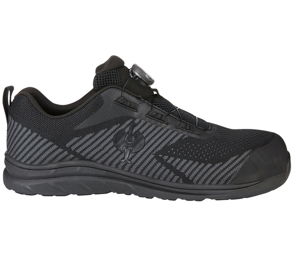 S1: S1 Sicherheitshalbschuhe e.s. Tegmen IV low + schwarz/graphit