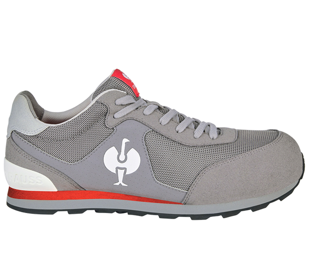 S1: S1 Chaussures basses de sécurité e.s. Sirius II + gris clair/blanc/rouge
