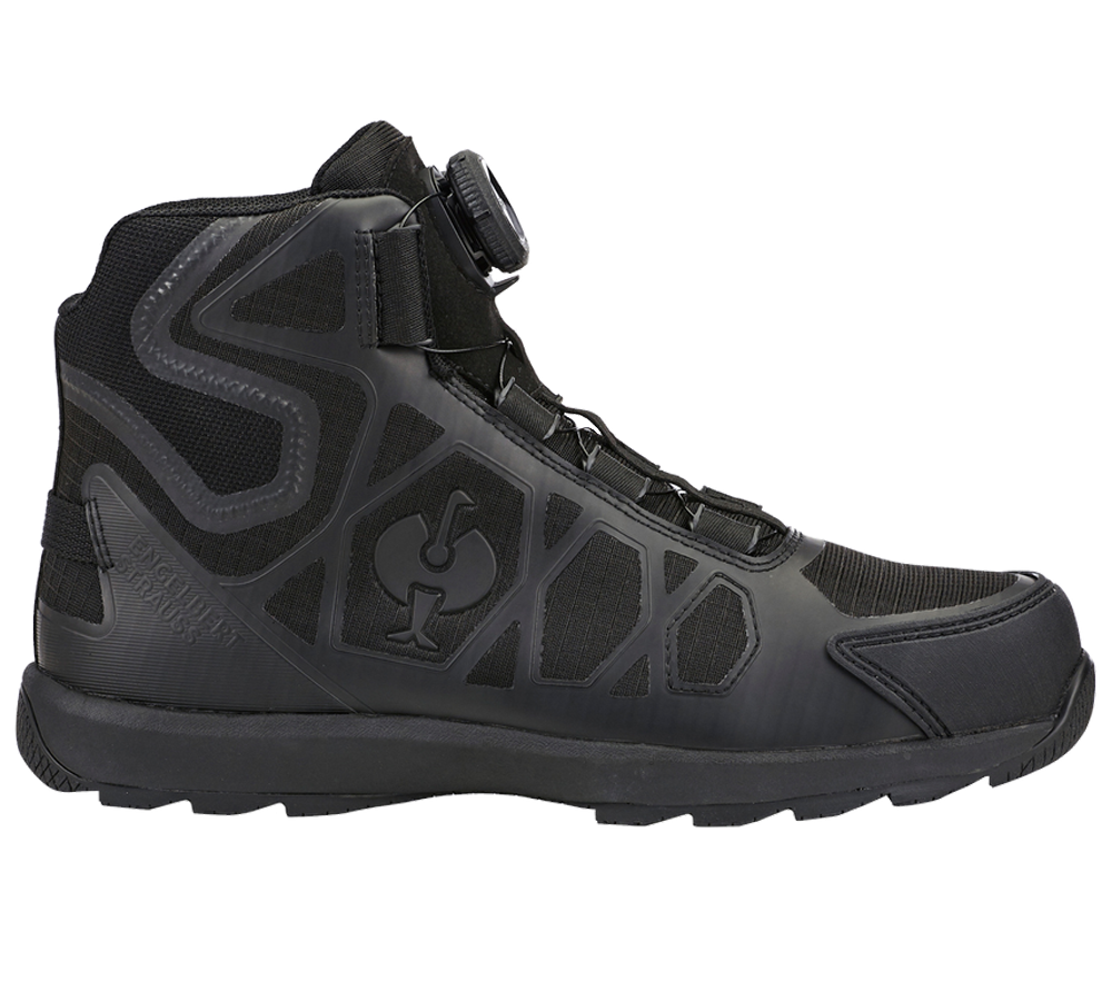 S1P: S1P Chaussures hautes sécurité e.s. Baham II mid + noir