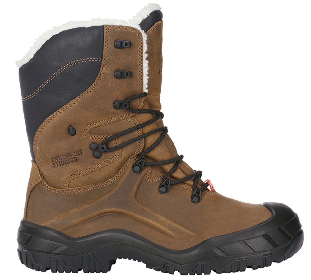 S3: S3 Safety boots e.s. Okomu high + brown