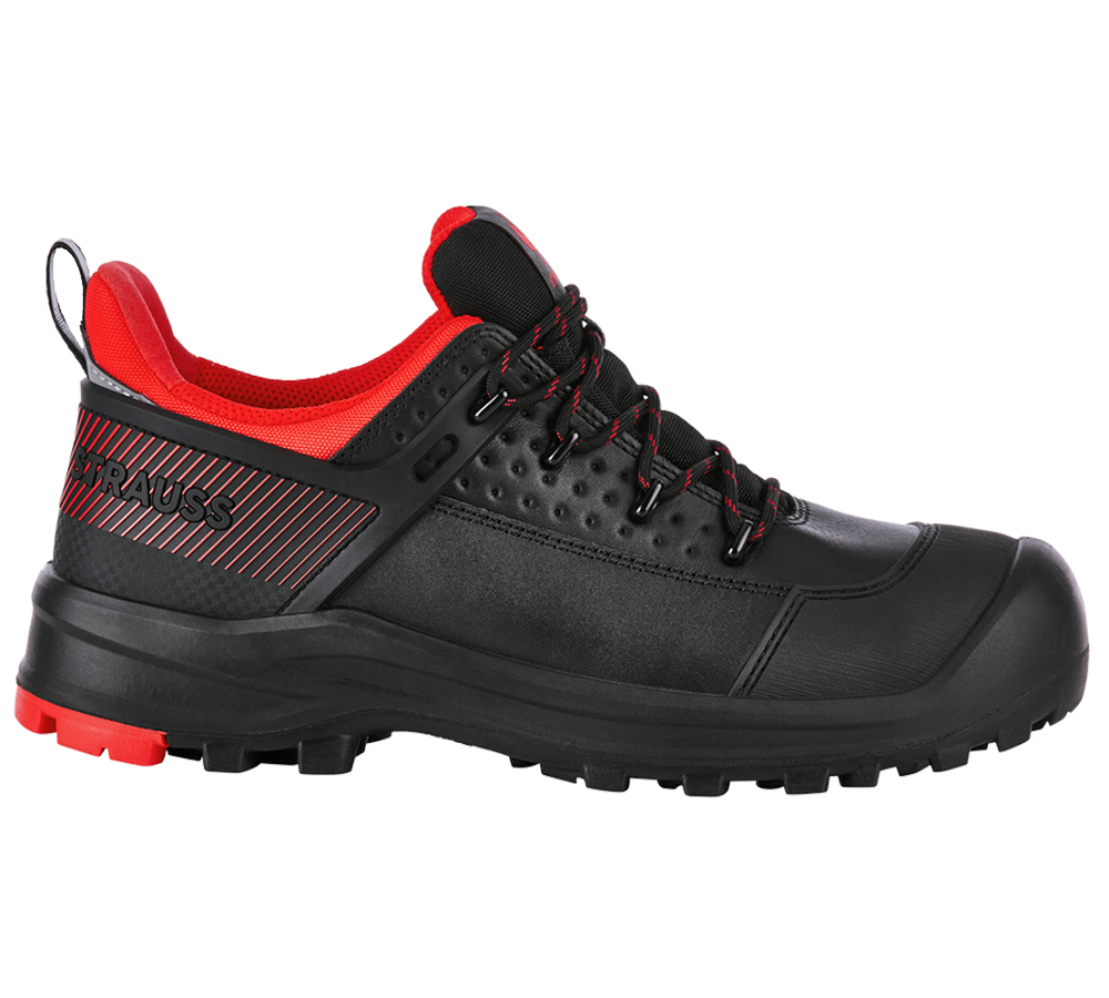 S3: S3 Sicherheitshalbschuhe e.s. Katavi low + schwarz/rot