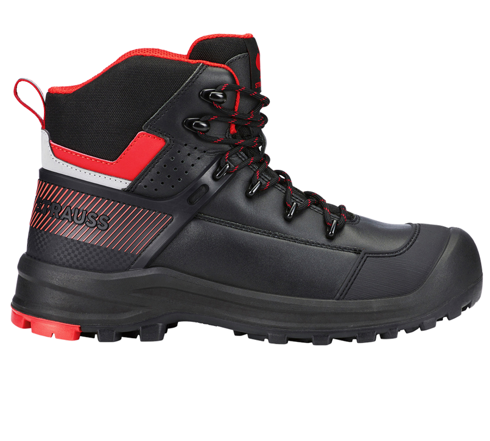 S3: S3 Sicherheitsschuhe e.s. Katavi mid + schwarz/rot