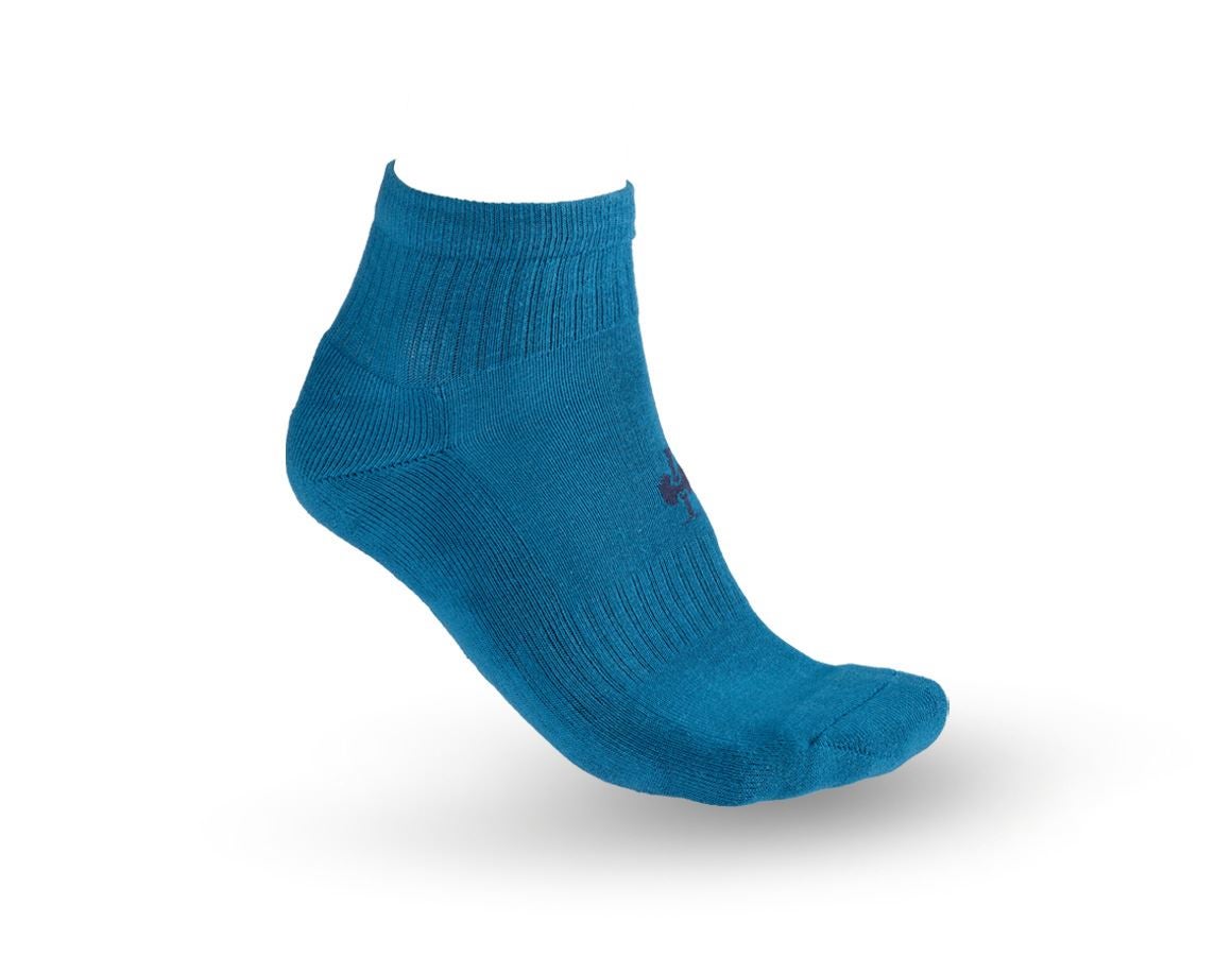 Socks: e.s. Allround socks Classic light/mid,pack of 3 + atoll/navy