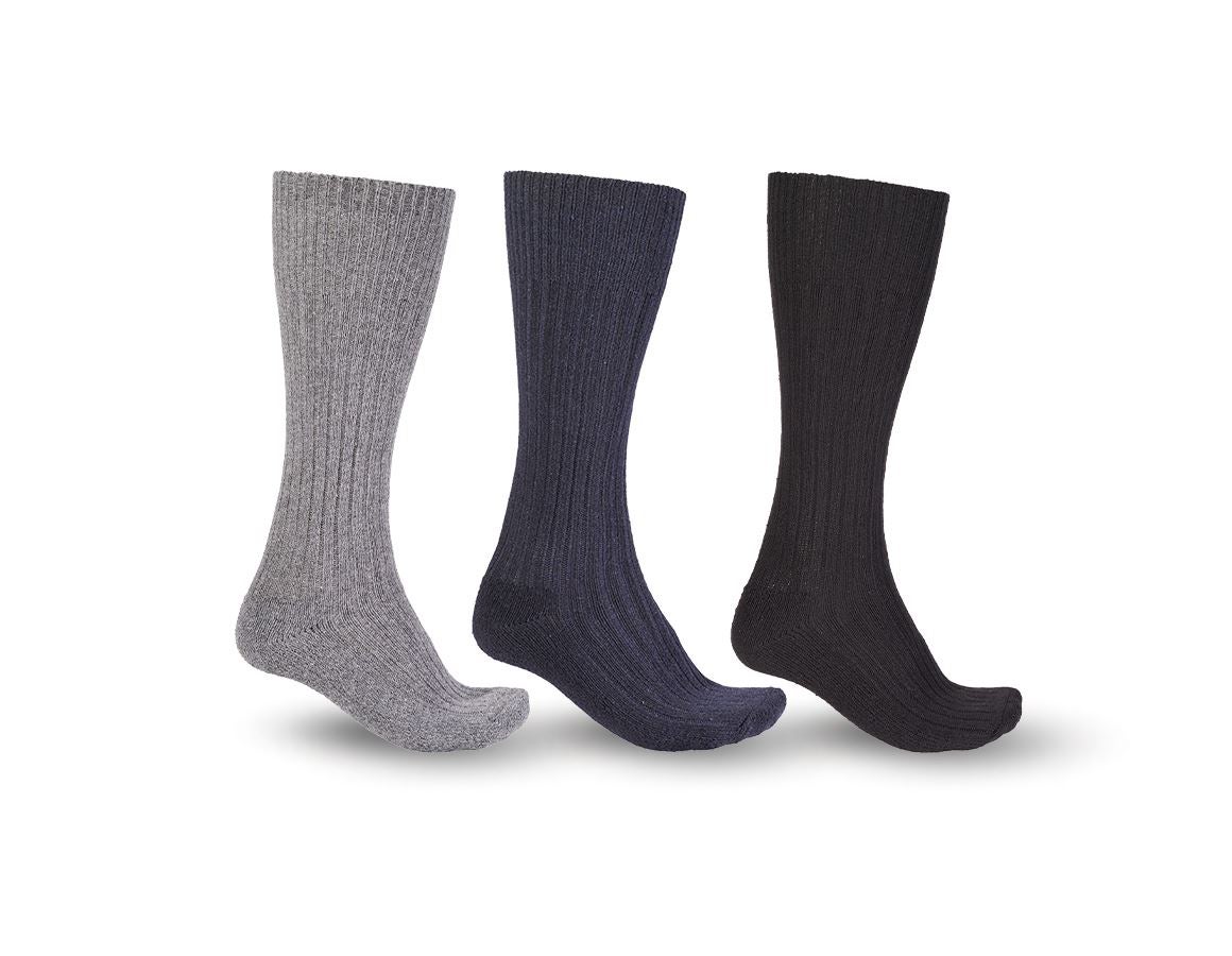Socks: e.s. work socks Classic warm/x-high, pack of 3