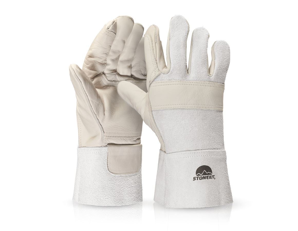 Cuir: Gants de soudure en cuir, renforcés