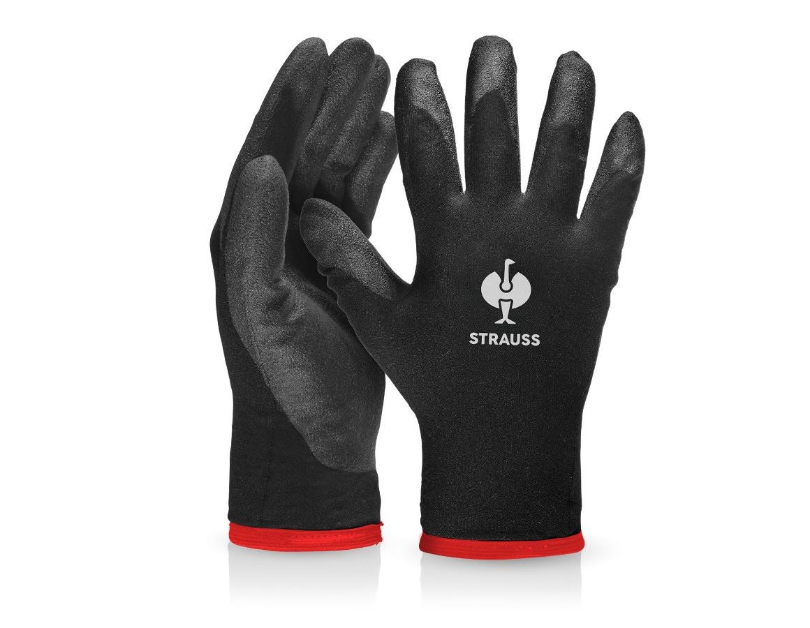 Coated: Vinyl winter gloves Comfort Plus