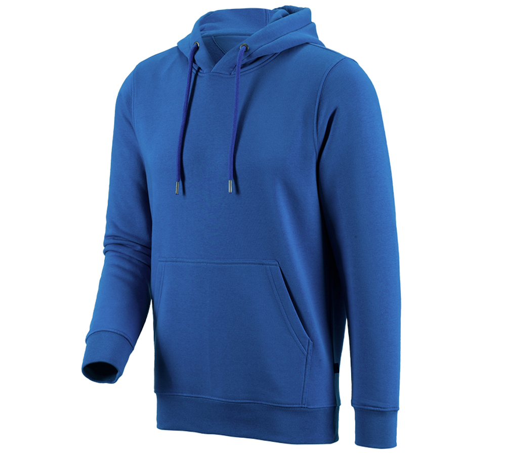 Shirts, Pullover & more: e.s. Hoody sweatshirt poly cotton + gentianblue