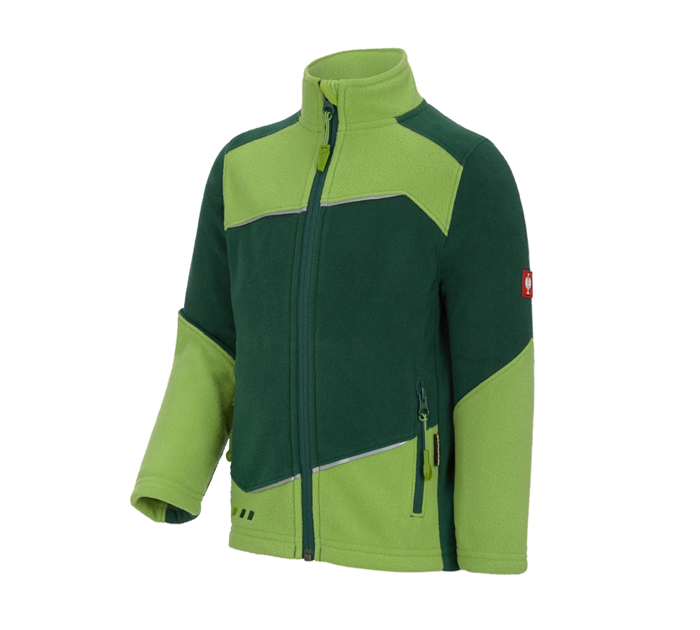 Vestes: Veste en laine polaire e.s.motion 2020, enfants + vert/vert d'eau