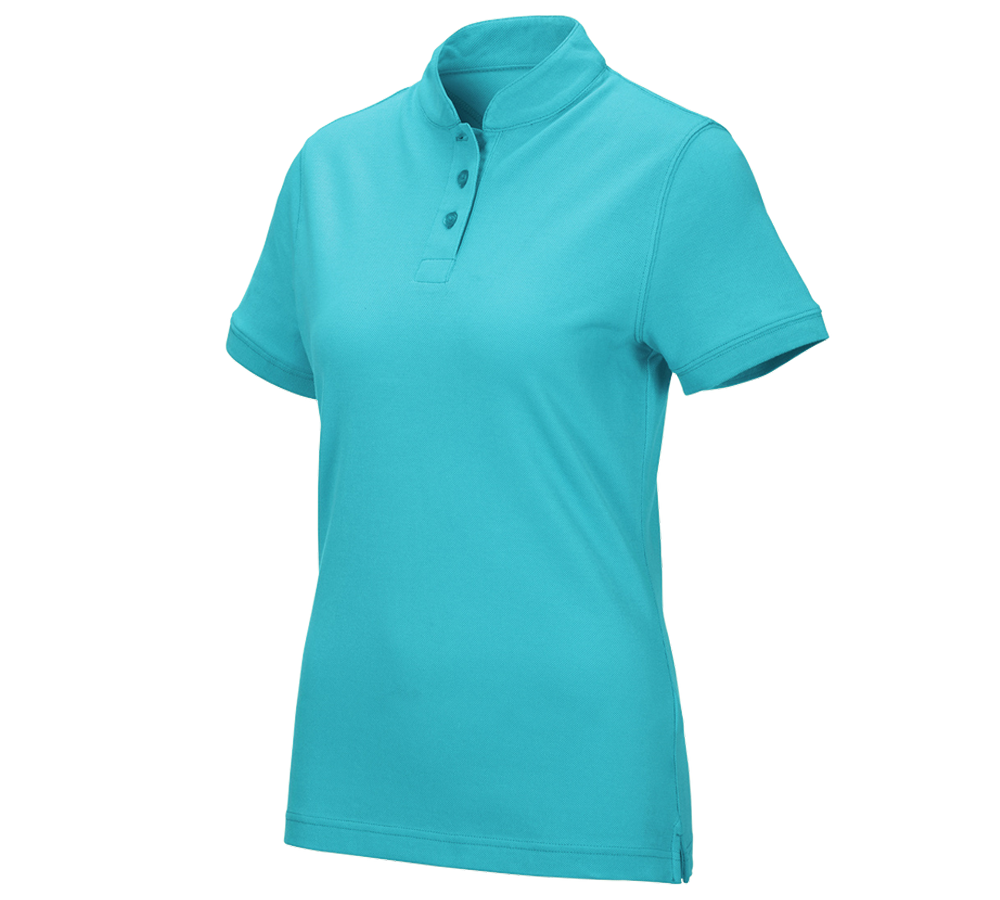 Shirts, Pullover & more: e.s. Polo shirt cotton Mandarin, ladies' + capri