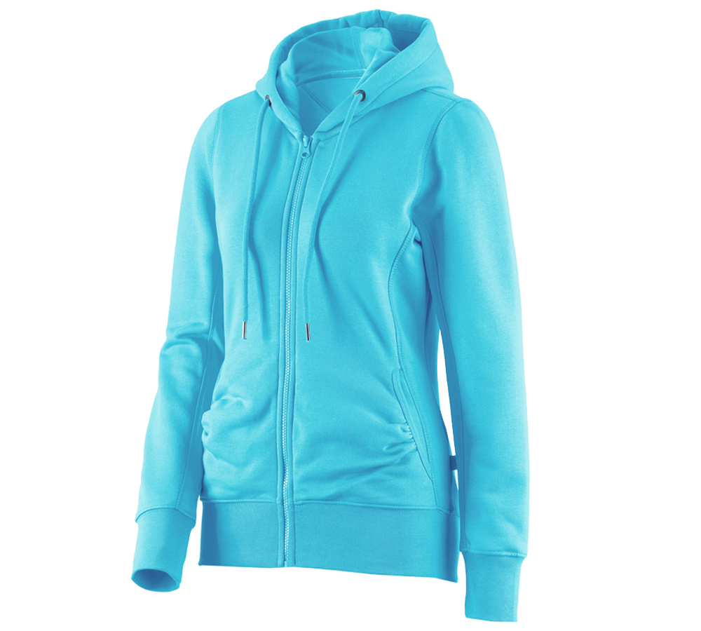 Shirts & Co.: e.s. Hoody-Sweatjacke poly cotton, Damen + capri
