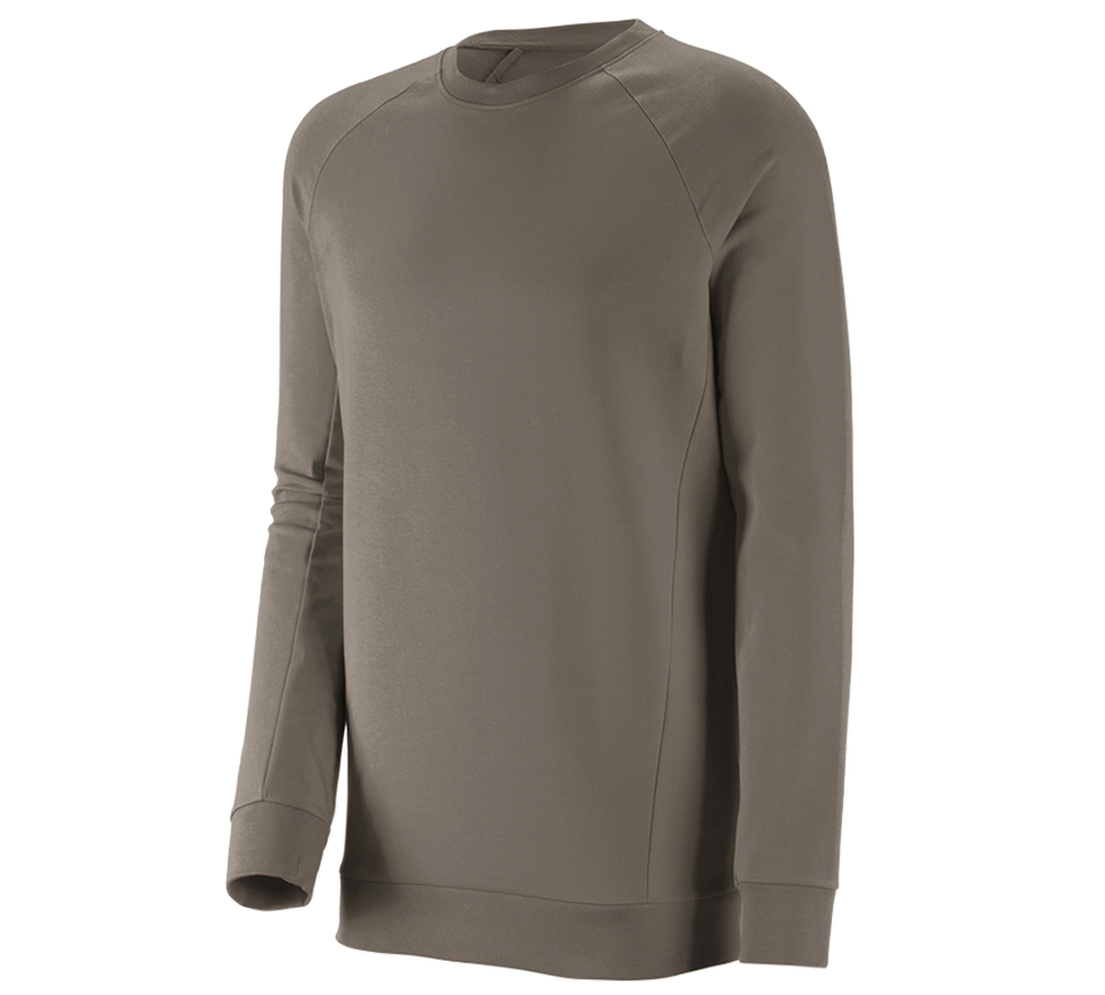 Thèmes: e.s. Sweatshirt cotton stretch, long fit + pierre